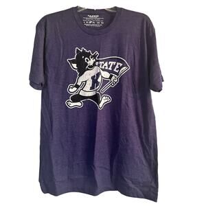GUC Nudge Printing Purple K State T Shirt Wildcats Size Large